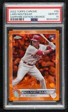 2022 Topps Chrome Sapphire Edition Orange 9/25 Lars Nootbaar PSA 10 GEM MT 1b3