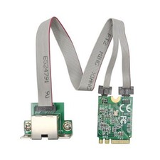 M.2 A+E 2.5Gb Network Adapter RTL8125BG Chip M2 KEY A/E to RJ45 COM Port Gigabit