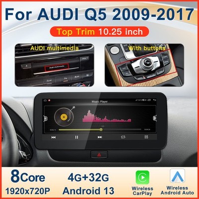32GB Android Für AUDI Q5 2009-2017 Autoradio Apple Carplay GPS Navi BT WIFI DE
