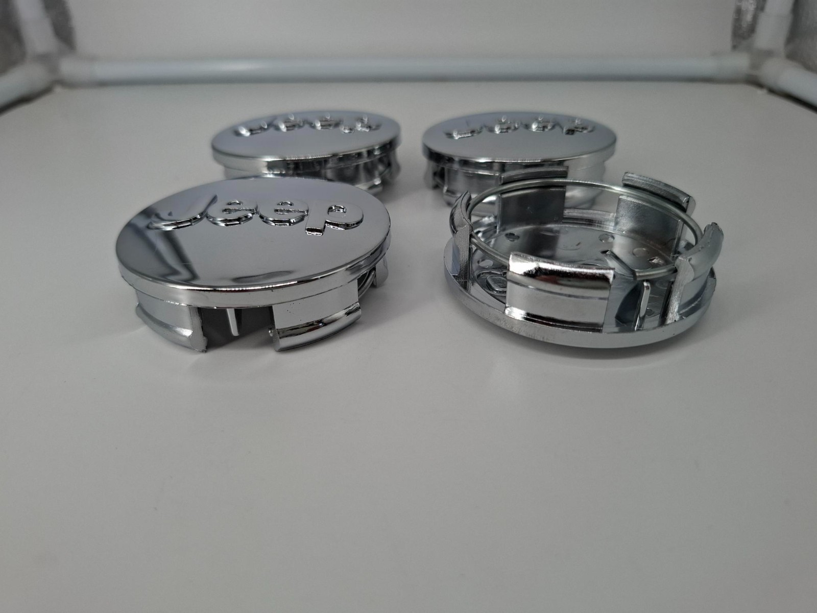 4 TAPPI COPRIMOZZO PER Jeep 63mm esterno BORCHIE CERCHI IN LEGA foto 5
