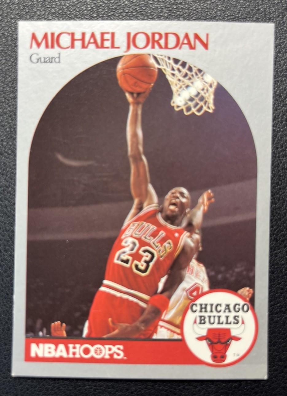 1990 NBA Hoops Michael Jordan #65 Chicago Bulls HOF
