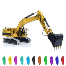 LESU C374F 1/14 Hydraulic RC Excavator 2Arms Digger Sound Smoke 6CH Valve