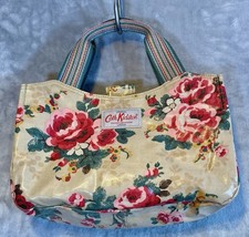 Cath Kidston Floral Oilcloth Handbag + Matching Zip Wallet Purse