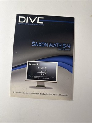 Saxon Math 5/4 (3rd Edition) 54 Math Dive