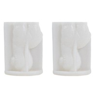 2 StüCk 3D-Alpakas-Silikon-Kerzenform Zum Selbermachen, Niedliche Tier-Duft8915