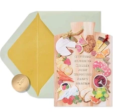 Papyrus Happy Birthday Card Charcuterie Board