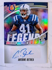 2025 Absolute ANTOINE BETHEA #/149 Auto Legends Signature🔥Indianapolis Colts