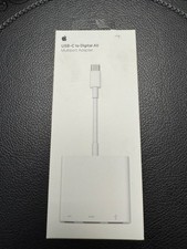 Apple USB-C Digital AV Multiport Adapter: HDMI 4K, USB-A, USB-C Charge Sealed