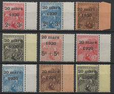 TIMBRES MONACO Année 1920 n°34 au n°42 NEUF**