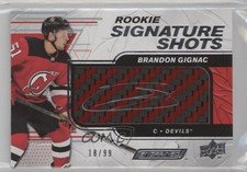 2019-20 Engrained Rookie Signature Shots Red Stick 18/99 Brandon Gignac Auto 1q2