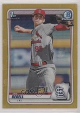 2020 Bowman Draft Chrome Gold Refractor 49/50 Ian Bedell #BD-100 i4v