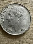 1964 Silver Roosevelt Dime - 90% Silver