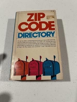 ZIP Code Directory 1975 11th Printing US Postal Reference Metro Publishing