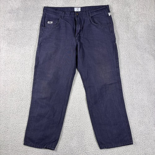 Tyndale FRMC Work Pants Mens Dark Navy Arc Rated Flame Resistant Size W38 L30