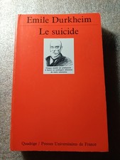 Le Suicide Etude sociologie - Durkheim Emile - 