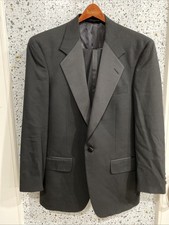 Burberry  s Black Tuxedo Suit Jacket  Pants Wool USA Made PLEASE READ