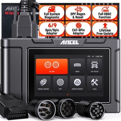 2026 ANCEL HD3400 PRO DPF Regen Heavy Duty Truck Scanner Diesel OBD2 Code Reader