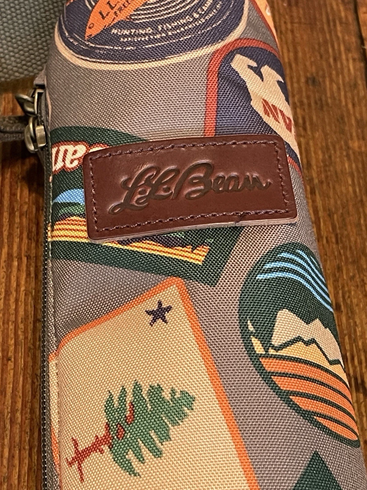 ~L.L. BEAN INSULATED SHOULDER CAN COOLER SLING WITH DRINK COOZIE~NEW MRSP $58.