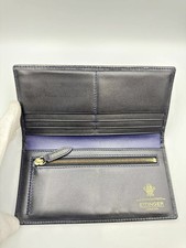 Excellent condition Ettinger long wallet black bridle leather with coin purse me