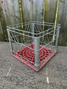Vintage Wire Milk Crate for sale | eBay
