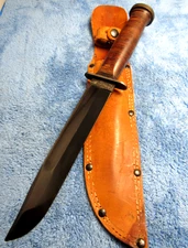 WWII WW2 USN USMC WESTERN  G-46-8 FIGHTING KNIFE IN EXCELLENT CONDITION