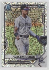 2021 Bowman Chrome Prospects Speckle Refractor /299 Julio Carreras #BCP-161 6fs
