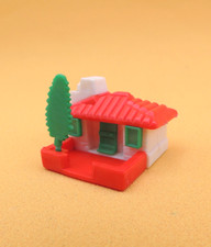KINDER Surprise - Maison Jardin & Arbre Toit Rouge - 1988 - Vintage Ferrero
