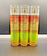 Bath and Body Works IN THE SUN BODY MIST 8 FL OZ/ 236ML  SET OF 3  
