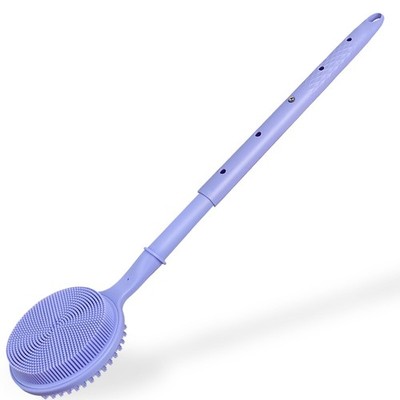 Back Scrubber for Shower, (16-24 Inch) Extendable Bath Brush Long Handle for
