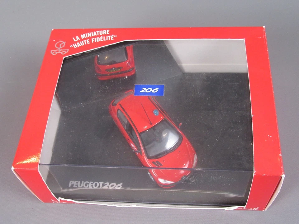 D506 Norev Collection Peugeot 206 SDIS Sapeurs Pompiers 1:43 + Boite - Photo 4/4