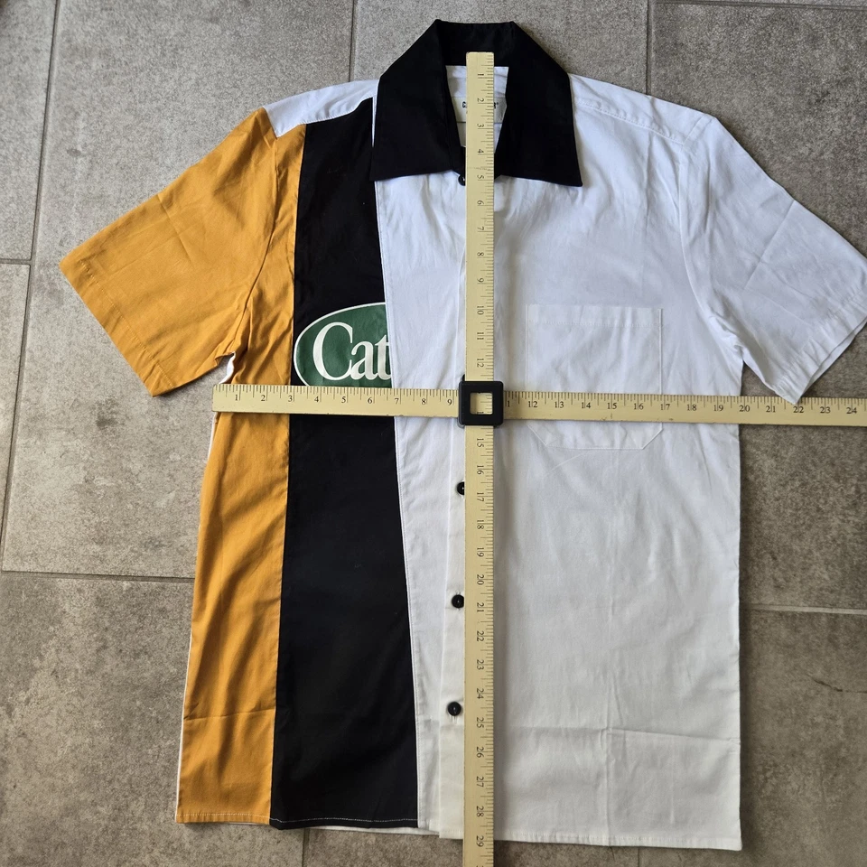 Caterpillar CAT Button Up Shirt Color Block Sz S Utility Workwear - Image 3 of 4