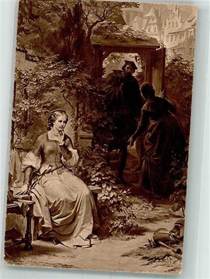 39917433 - Faus Margarete in MArthas Garten sign. von Kreling A. Goethe