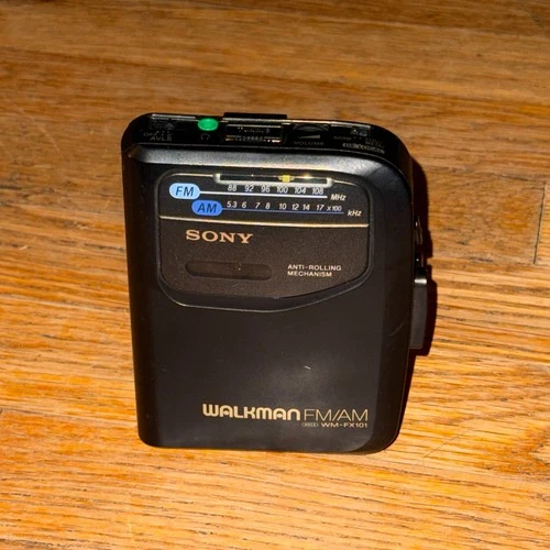 Vintage Sony Walkman FM/AM WM-FX101 Radio Cassette Player PARTS OR REPAIR