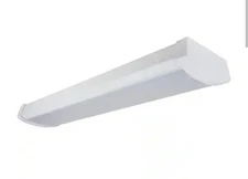Commercial Electric 48” 4,000 Lumens Integrated LED White Wraparound,Free Ship