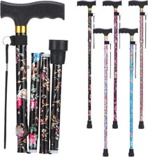 Walking Cane for Women and Men, Collapsible, Lightweight, Sleek, Foldable