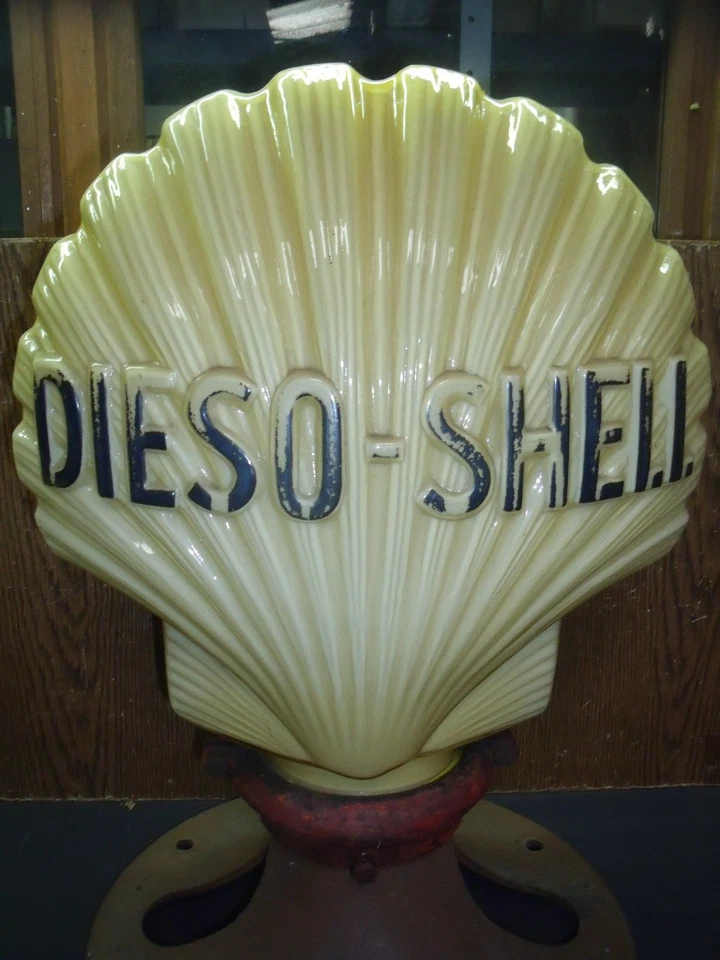 RARE SUPPORT OPALINE POMPE A ESSENCE GEX R11 -- esso bp shell total antar caltex - Photo 2/4