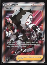 Piers (Full Art) 187/189 SWSH03: Darkness Ablaze Ultra Rare Pokemon Card