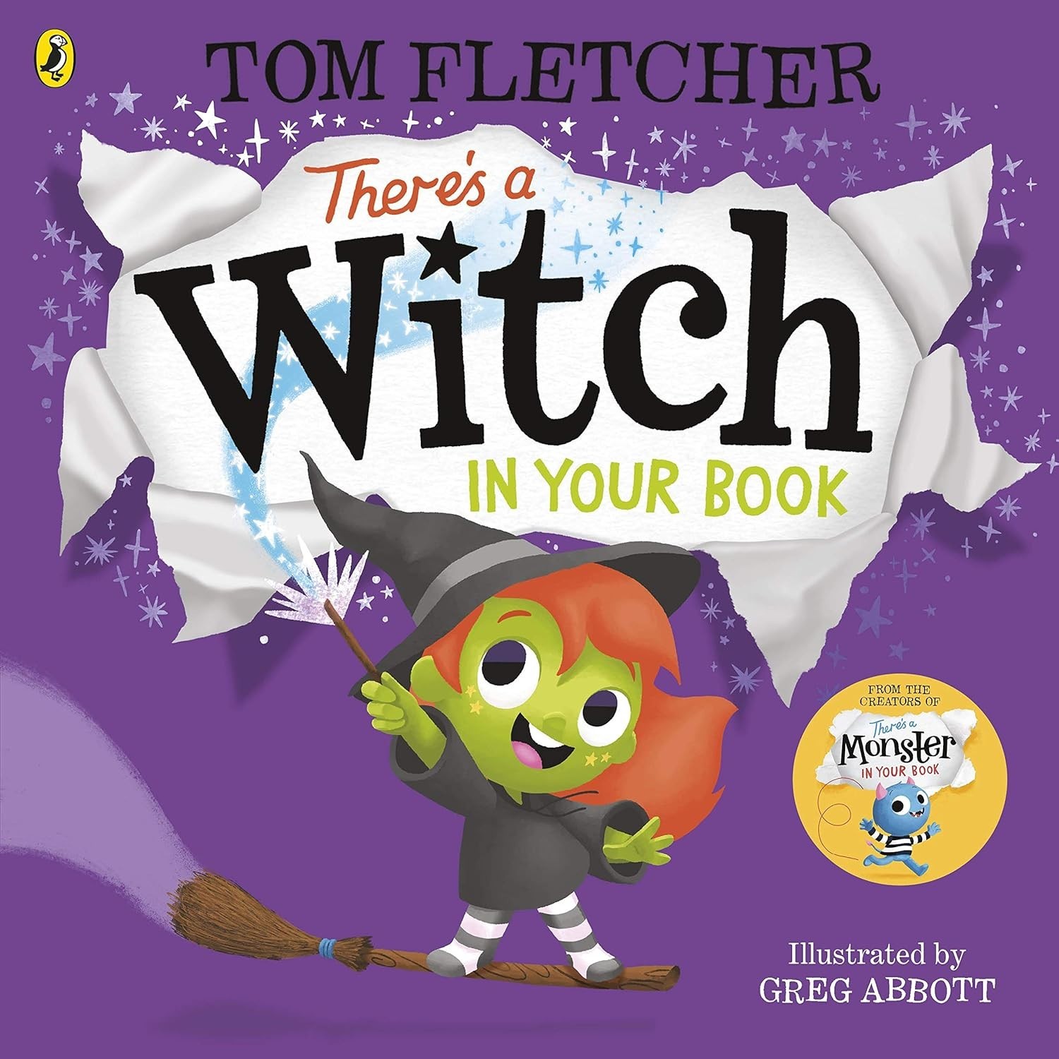 There's a Witch in Your Book by Tom Fletcher  Bedtime Picture Story Book NEW