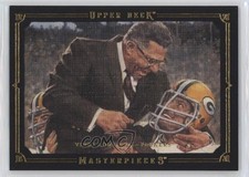 2008 Upper Deck Masterpieces Black Framed Vince Lombardi #86 HOF 0j3l
