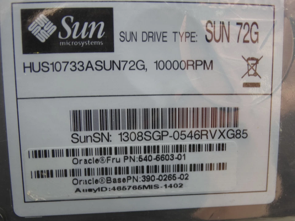 Hitachi 73GB Hard Drive SCSI Ultra 320/LVD/SE 10K RPM HUS103073FL3800 - Image 3 of 4