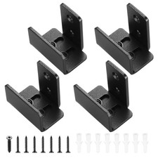 Sliding Barn Door Bottom Floor Guide, 4 Pcs U Shape Sliding Barn Door