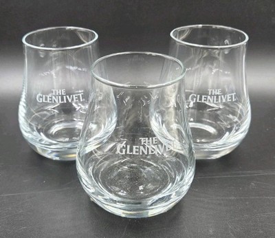 3x The Glenlivet Tumbler Whiskey Whisky Glas - UNBENUTZT