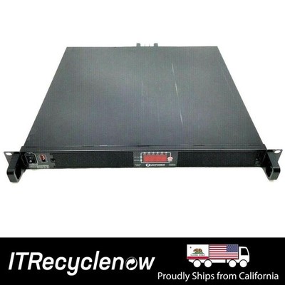 Unipower 12V DC TO AC 19'' 1U Rackmount Pure Sine Wave Power Inverter 1600W