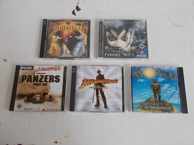 Soulbringer, Knight Shift, Panzers Phase One, Indiana Jones - Babel, Tropico