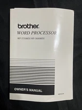 Brother WP-5550 MDS Word Processor TypeWriter Processer ~ Manual Only
