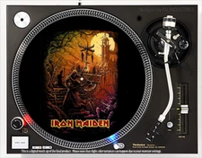 Iron Maiden 3 - 7"-12" DJ slipmat for LP turntable record player