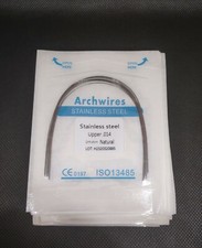 20 Packs Dental Orthodontic Stainless Steel Arch Wires Round Natural Form