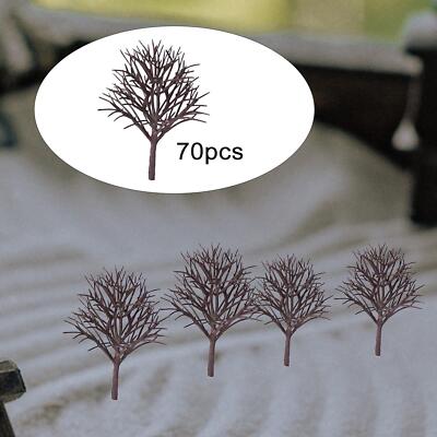 70 Pieces Model Trees Train Scenery Architecture Trees for Scenery Landscape