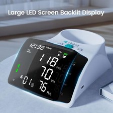 Blood Pressure Monitor LED Digital Automatic Machine Tester BP Cuff NEW