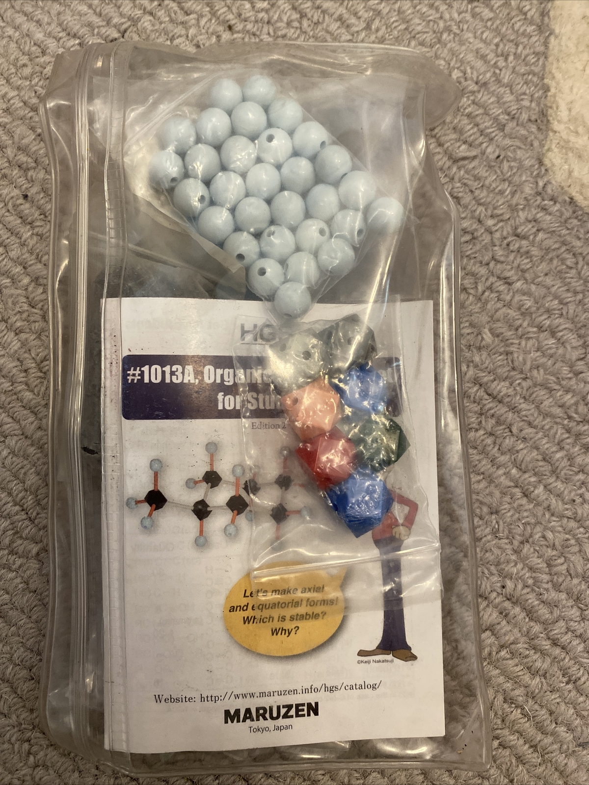 maruzen organic chemistry set 1013A eBay